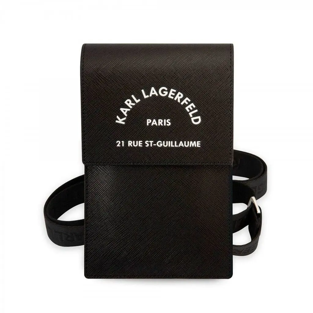Чехол Karl Lagerfeld Saffiano Rue Saint Guillaume Black - фото 2