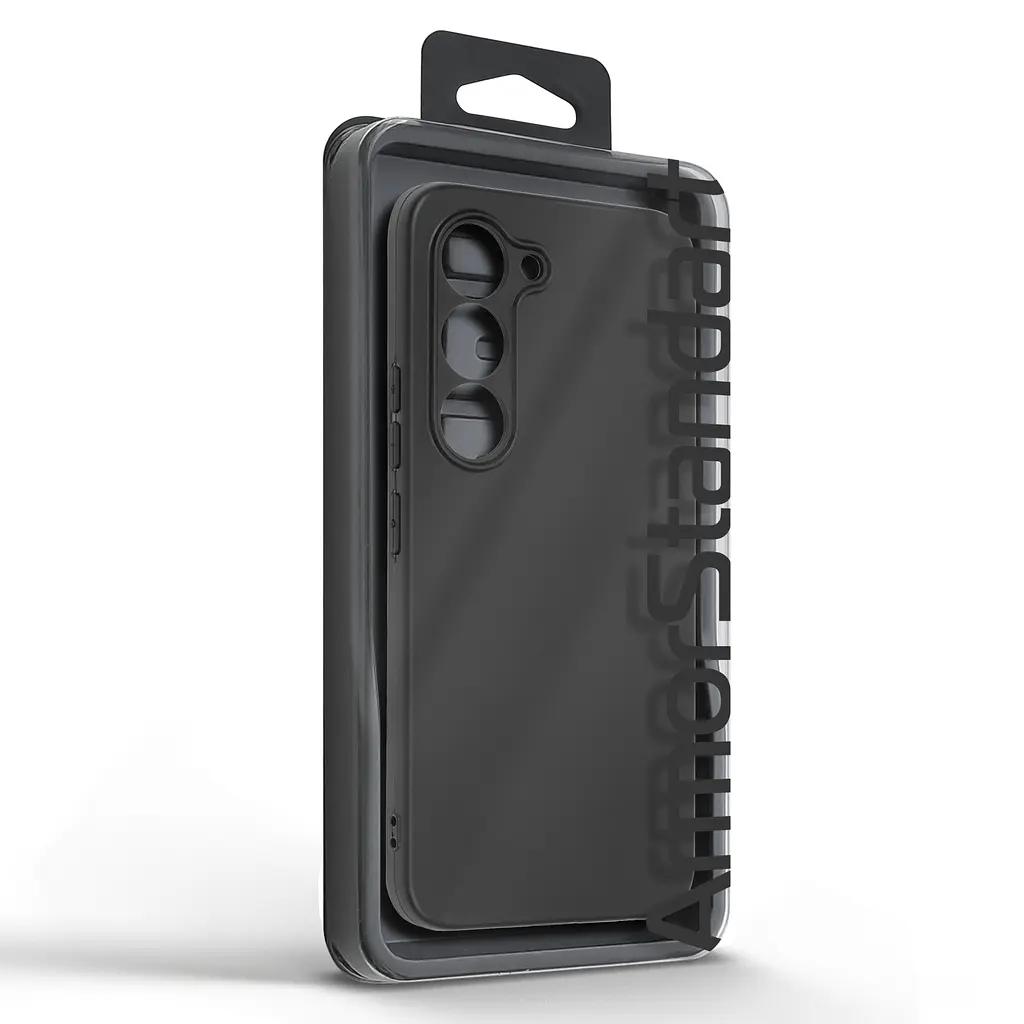 Чехол-накладка для смартфона TECNO Spark 40 Pro 4G (KM6) противоударный, силиконовый, термополиуретановый (ТПУ), с защитой камеры и корпуса, черный, защита всего корпуса, ArmorStandart (ARM87535) - фото 5