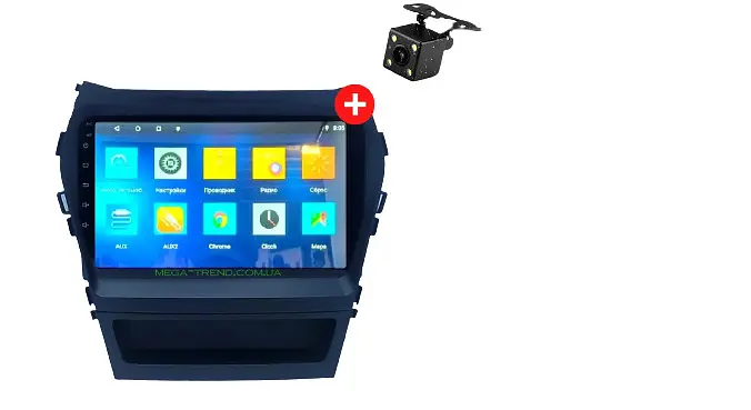 Автомагнитола XPRO штатная Hyundai Santa Fe 2012-2014 комплект Android 10.1 (4/32) черный (Hyundai Santa Fe 2012-2014_9460) - фото 3