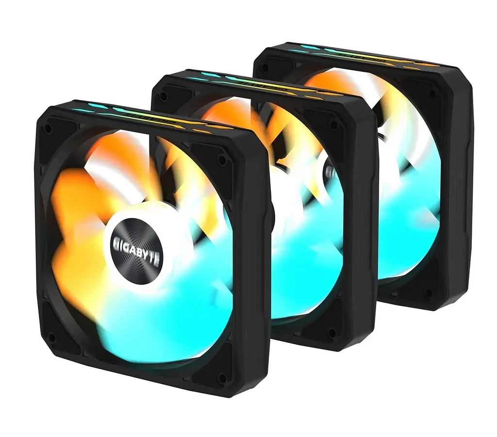 Вентилятор Gigabyte EZ Chain RVS Fan 120 3-Pack Black (GP-GBT EZRVSFAN1203) - фото 4