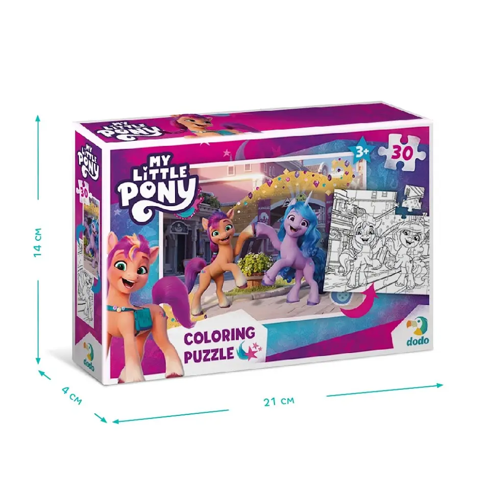 Дитячі Пазли 2в1 My Little Pony Подружки та веселка DoDo 200134 30 елементів - фото 5