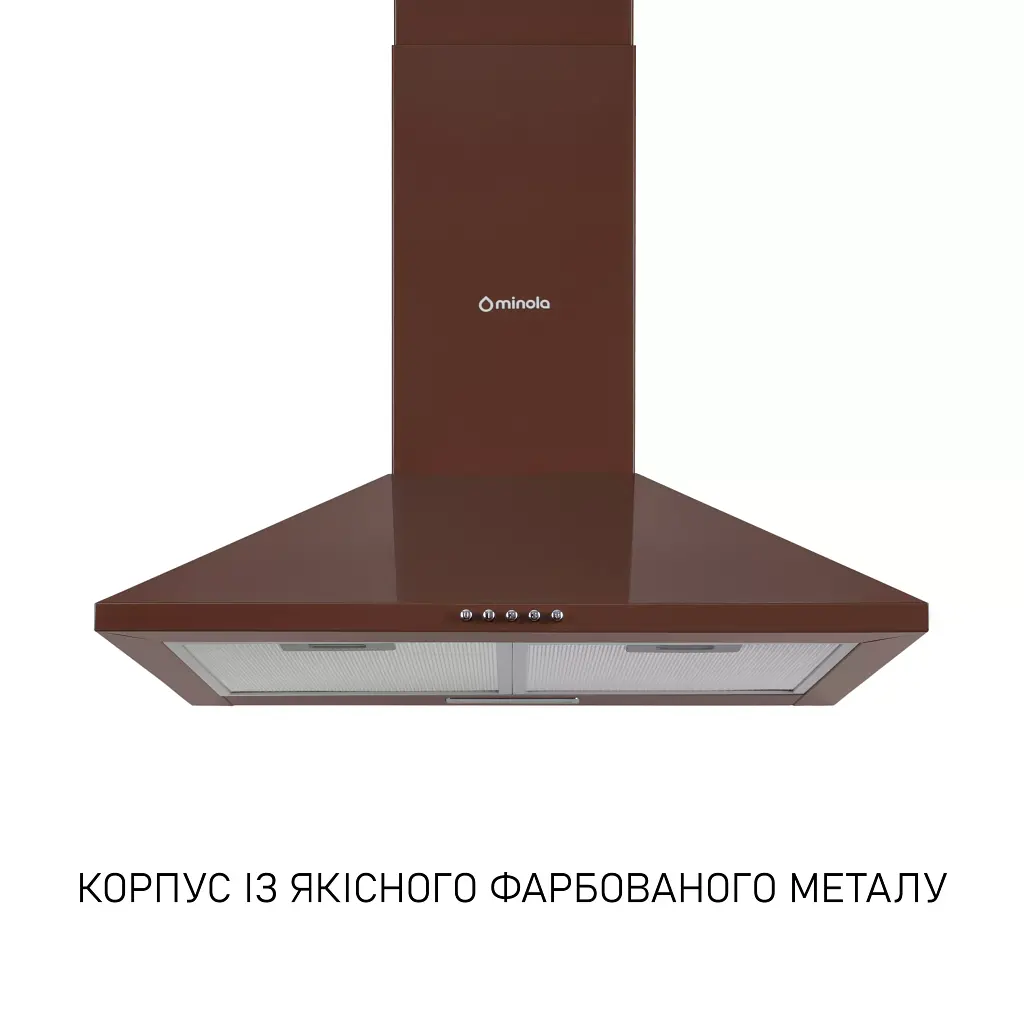 Вытяжка купольная Минола HK 6214 BR 700 LED - фото 2