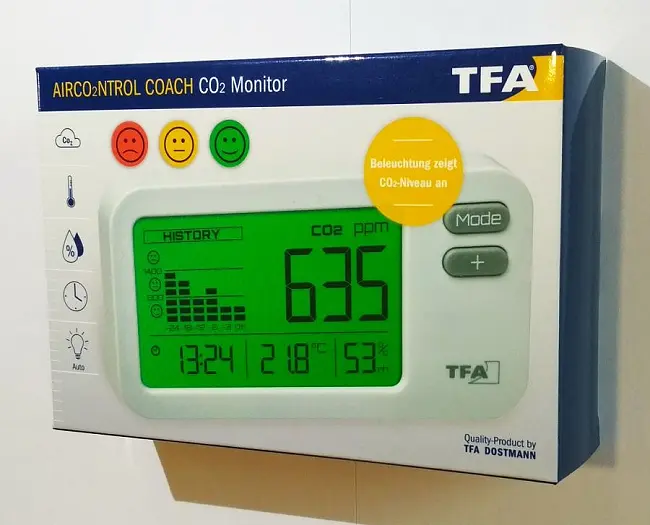 Измеритель уровня CO2 TFA AirCO2ntrol Coach 31500902 - фото 7