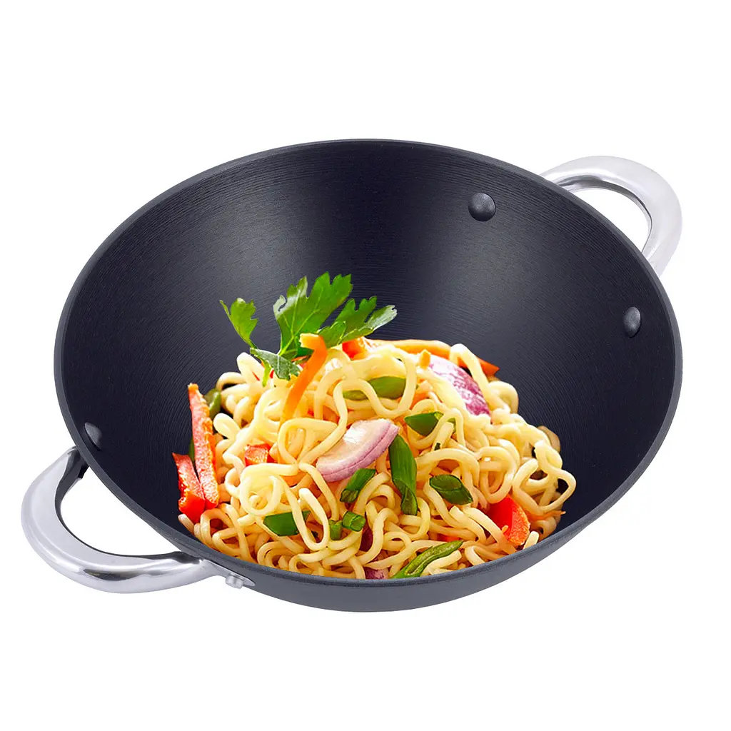 Сковорода WOK Kamille KM-4807MR 32 см 4,5 л - фото 3