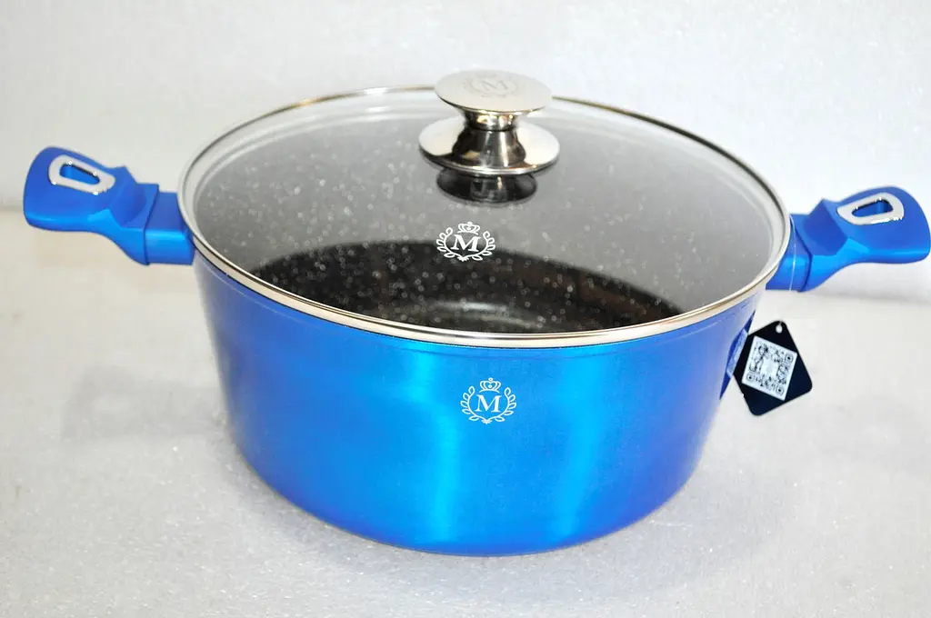 Каструля Meisterklasse MK-1045-28 blue 28см 5,8л - фото 7