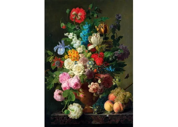 Пазл Clementoni Museum Collection: Ваза з квітами, Жан-Франсуа Ван Даль (Museum Collection - Bowl Of Flowers Puzzle - 1000 pcs.), 1000 ел. (39970) - фото 2