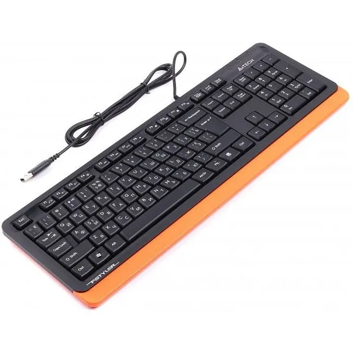 Клавіатура дротова A4Tech Fstyler FKS10 Orange - фото 3