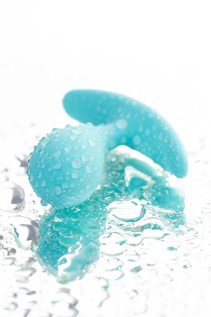 Анальная пробка ToDo Anal Plug Blob 5.5 см (бирюзовый) - фото 5