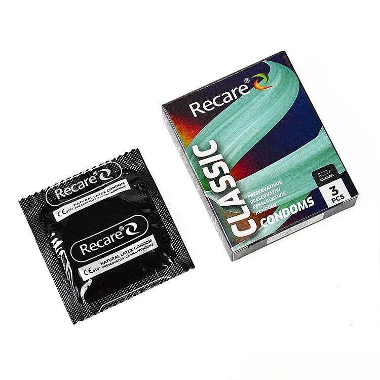 Презервативи Holographic Recare Classic Condoms 3 шт, класичні - фото 2