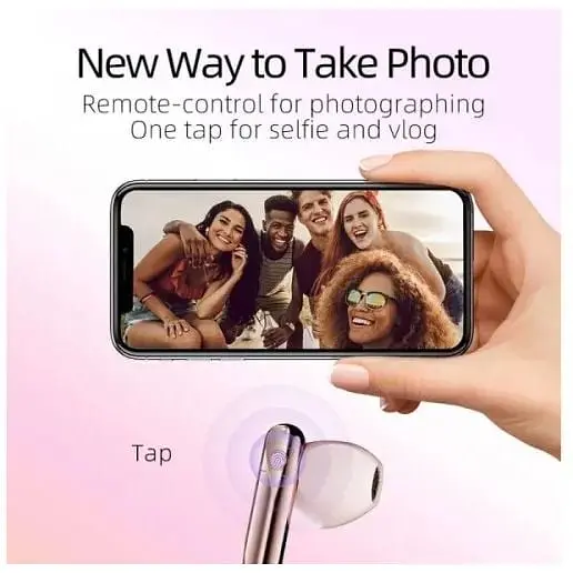 Бездротові навушники Xiaomi QCY T21 FAiryBuds TWS сріблясті - фото 7
