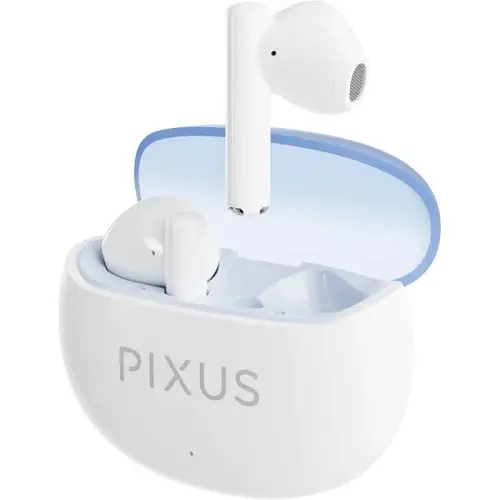 Навушники бездротові Space TWS, White, Bluetooth 5.3, мікрофон Pixus teh0028007 - фото 5