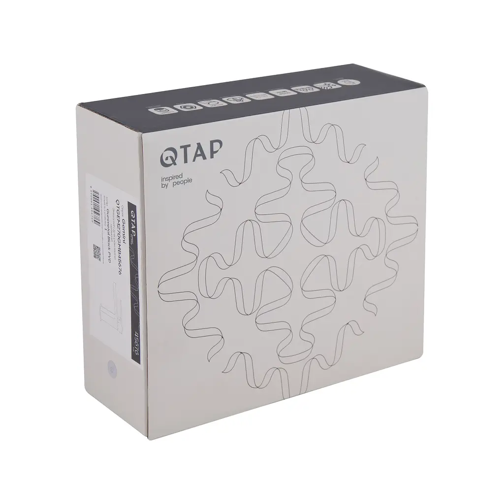 Змішувач для раковини Qtap Gemini QTGEM270GMB45676 Gunmetal Black PVD - фото 5