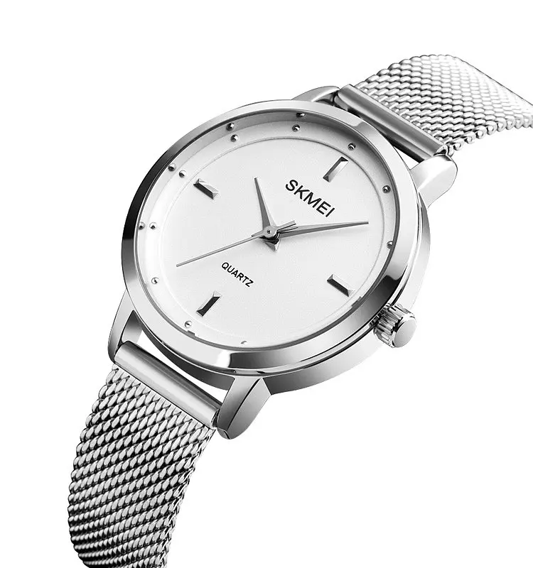 Наручний годинник жіночий Skmei 1528 Silver, 1528SI (18410) - фото 2