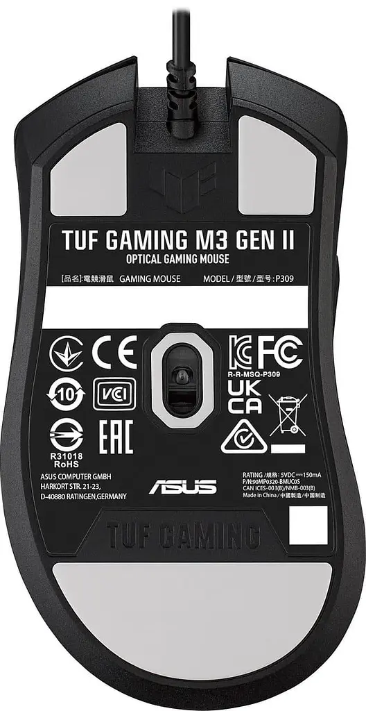 Мышь ASUS TUF Gaming M3 GEN II RGB USB Black (90MP0320-BMUA00) - фото 5