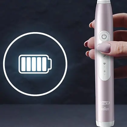 Електрична зубна щітка Oral-B Pulsonic Slim Luxe 4900 S411.526.3H типу 3717, 2 шт. - фото 7