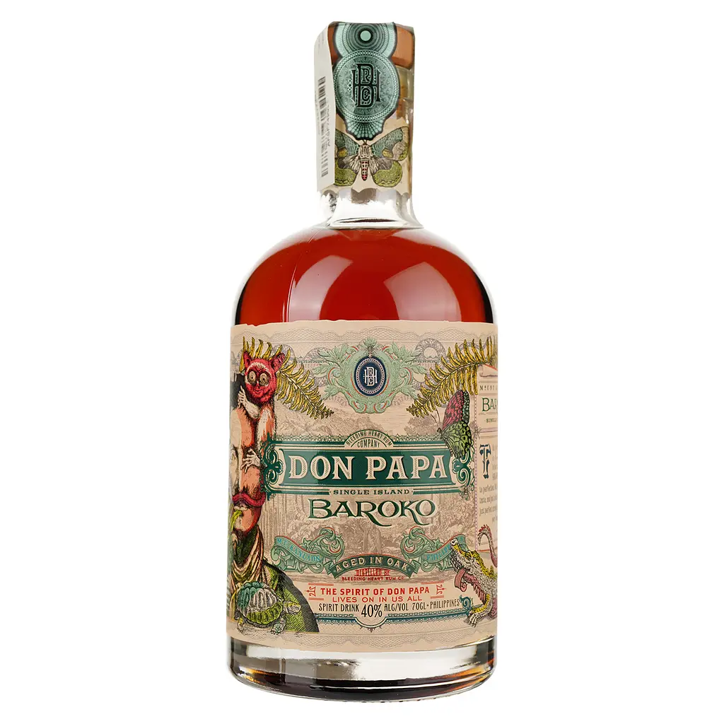 Ром Don Papa Baroko, 40%, 0,7 л - фото 2