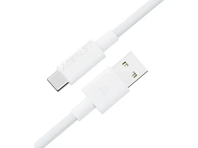 Кабель Acefast C18-04 USB Type-A to USB Type-C 1.2m White (6974316284260)