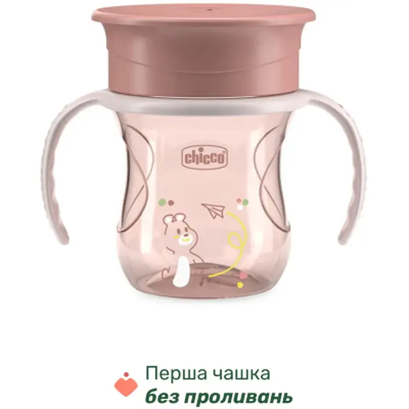 Набір дитячого посуду Chicco Set Pappa 12 м+ рожевий (16201.15) - фото 4