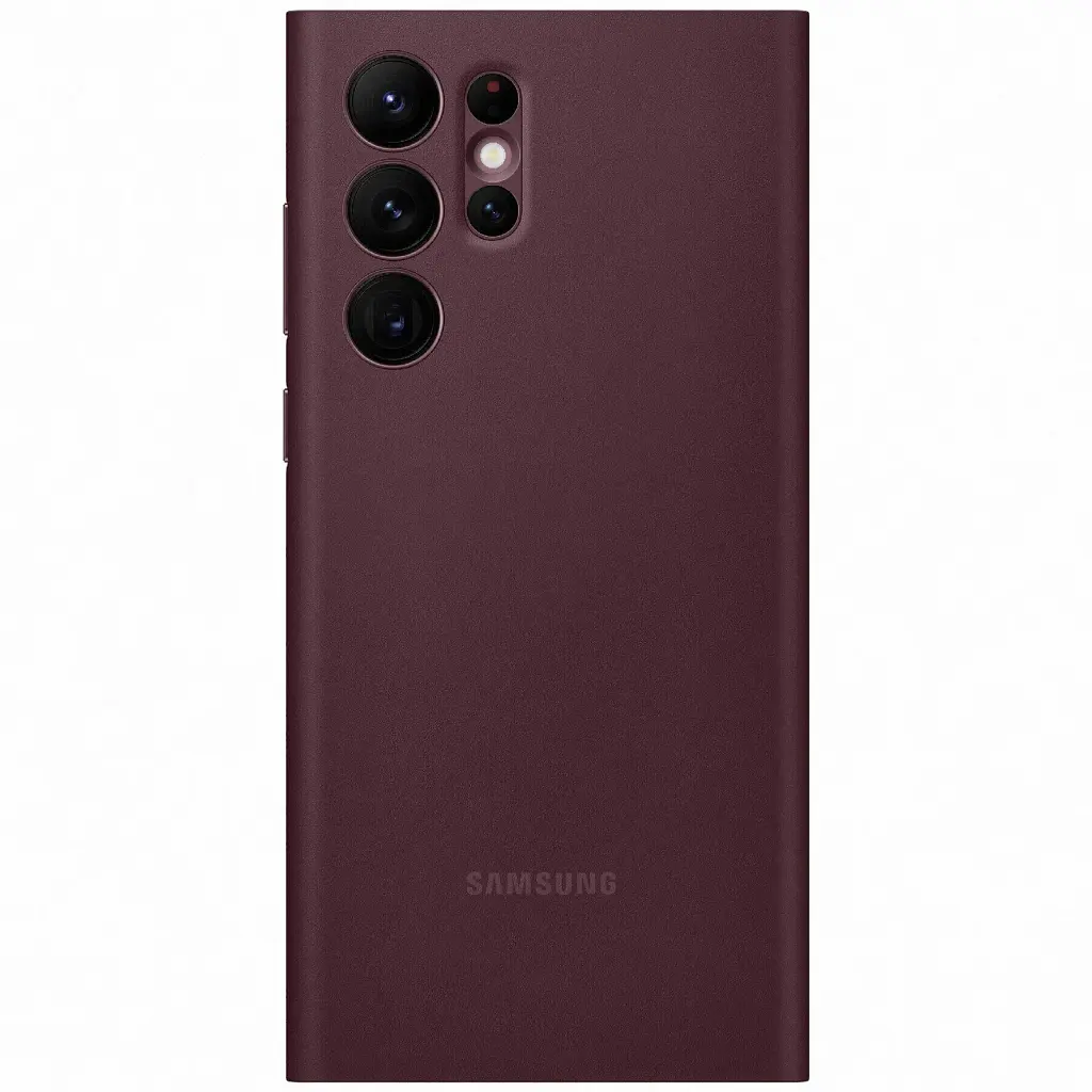 Чохол-книжка Samsung Smart Clear View Cover для Samsung Galaxy S22 Ultra SM-S908 Burgundy (EF-ZS908CEEGRU) - фото 2