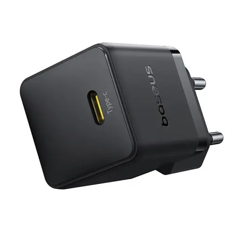 Сітчасте зарядне пристрій Baseus Palm Type-C 20W чорний P10111602113-00 - фото 4