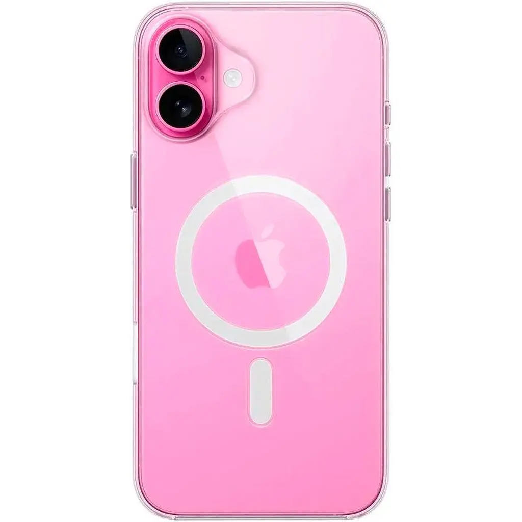 Чохол Clear Case with MagSafe для Apple iPhone 17 Transparent AAA [143978] - фото 4