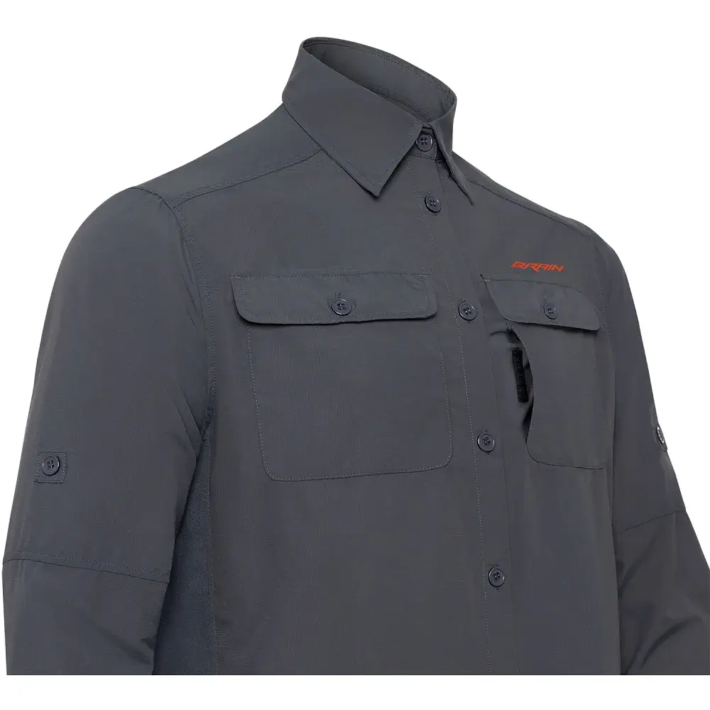 Сорочка Brain Hookline XXL Dark grey - фото 6