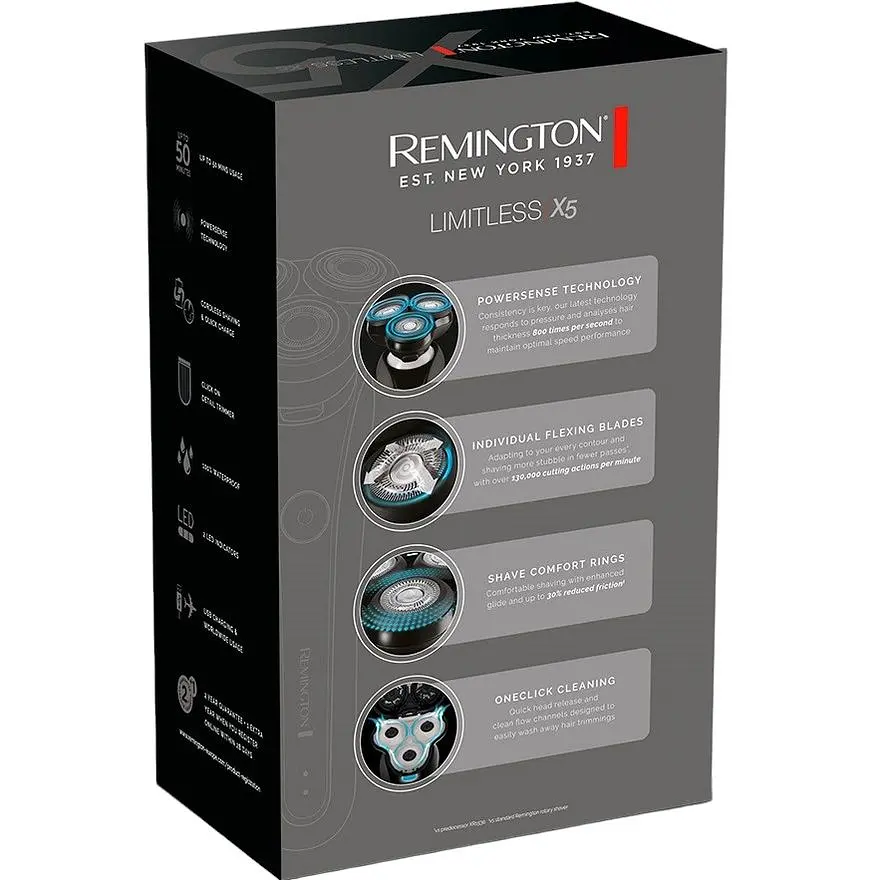 Електробритва Remington Limitless X5 чорна (XR1750) - фото 5