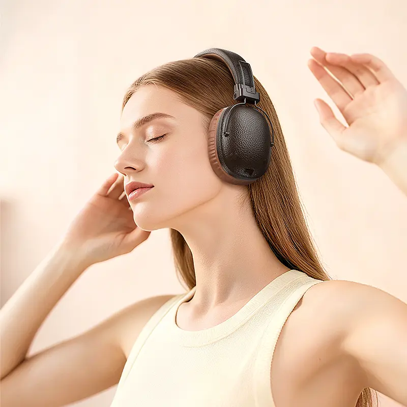 Бездротові накладні навушники BOROFONE BO34 Suenos BT headset Black - фото 5