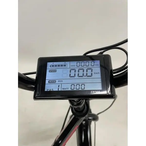 Електровелосипед Mustang 24 дюйми 500W 36V 18Ah червоний - фото 9