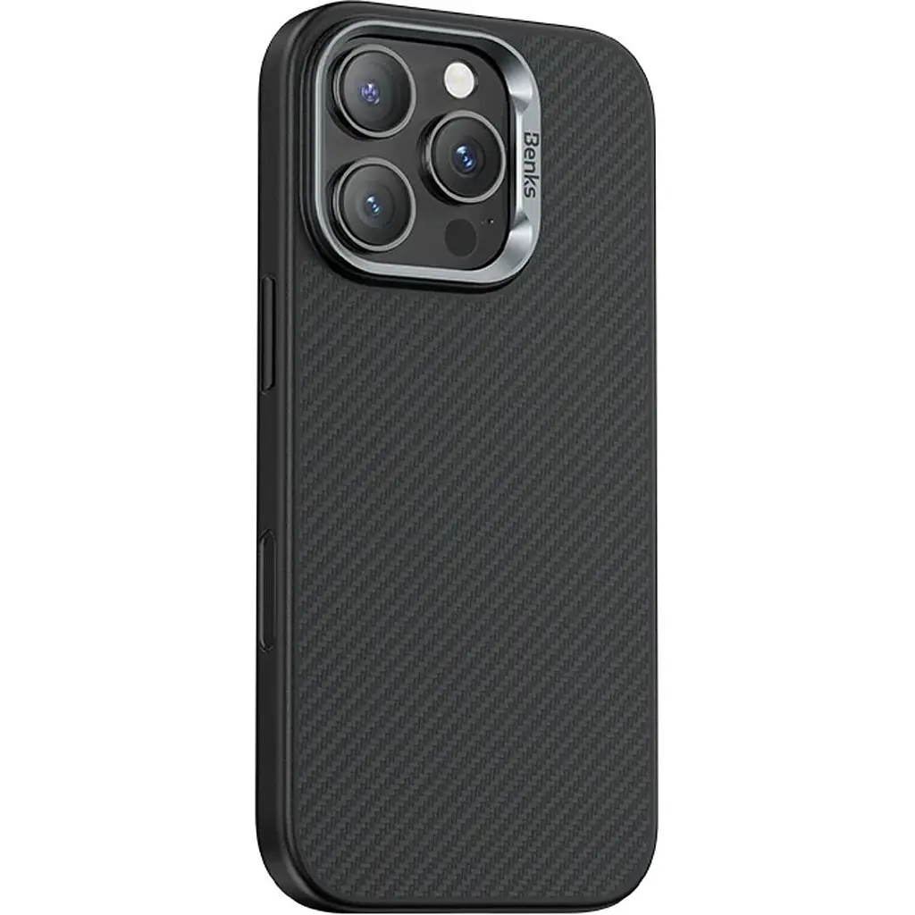 Чохол Benks ArmorPro Kevlar Case 600D MagSafe для Apple iPhone 16 Pro Black [155190] - фото 2