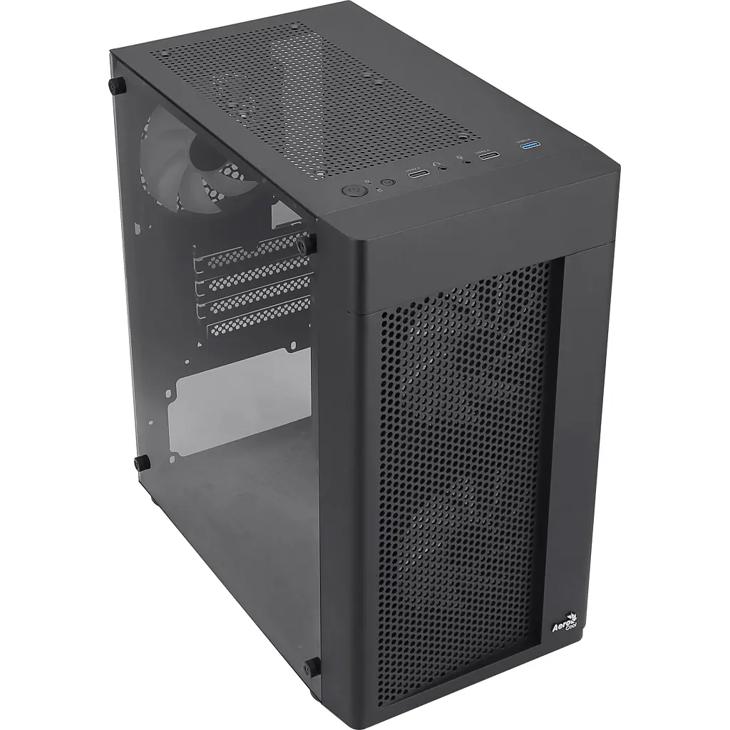 Корпус для ПК AeroCool Hexform-G-BK-v2 Black 600W (ACCX-PV38004.11) - фото 7