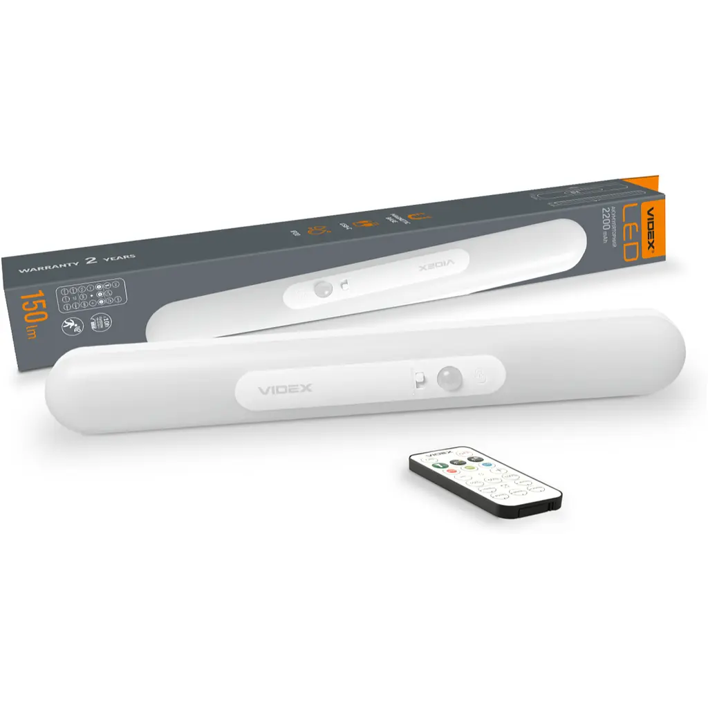 LED Світильник акумуляторний з датчиком руху VIDEX (VL-NL013W-SR)