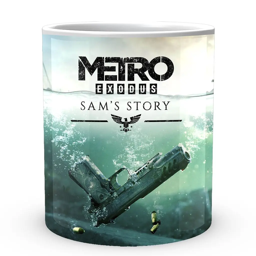 Кружка GeekLand Metro 2033 Метро 2033 pistol MT 02.07 330 мл белая - фото 3