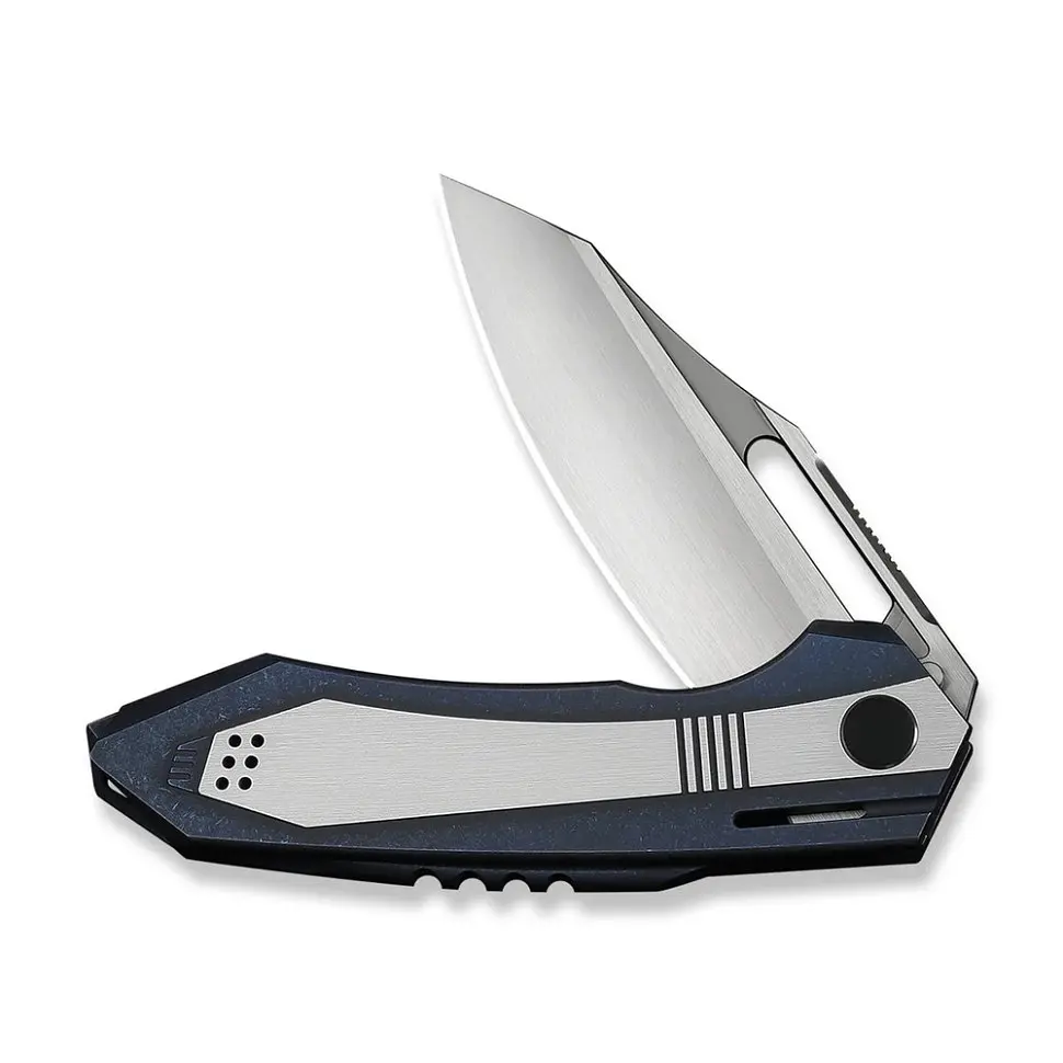 Ніж складаний туристичний Weknife Bogey (9.3 см) Bohler M390 / Titanium синій - фото 3