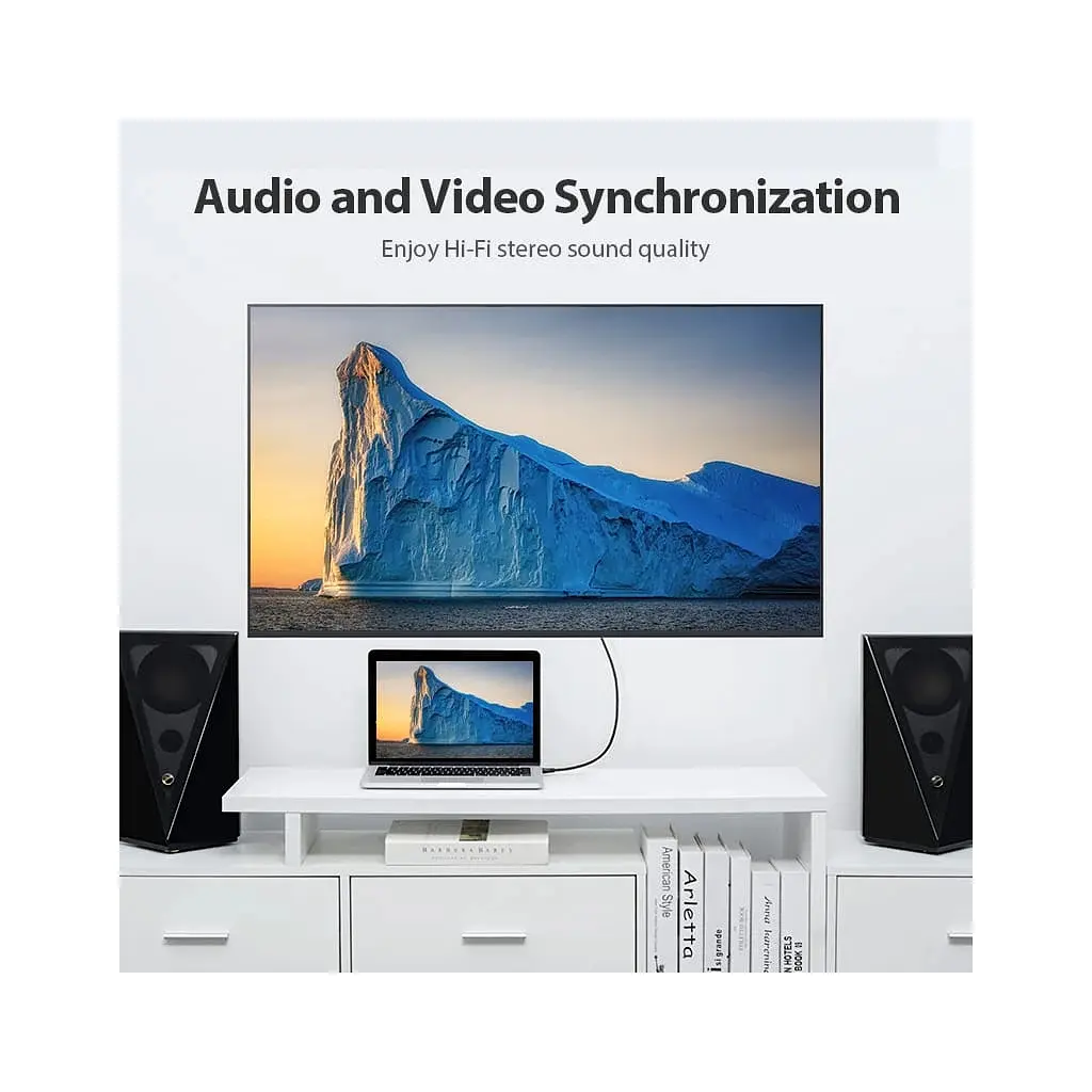 Кабель мультимедійний HDMI M to HDMI M 1.5m 4K60Hz black Vention (AAIBG) - фото 6