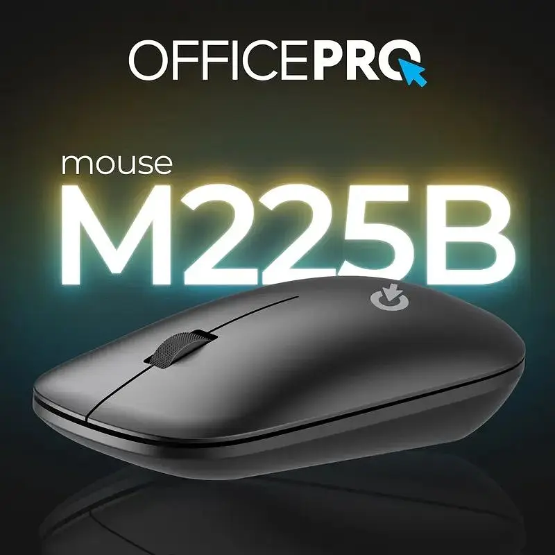 Миша OfficePro Silent Click Wireless Black (M225B) - фото 5