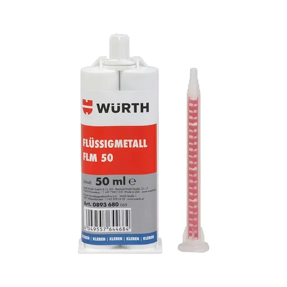 Рідкий метал Wurth 2-компонентний FLM 50 50мл(0893680)