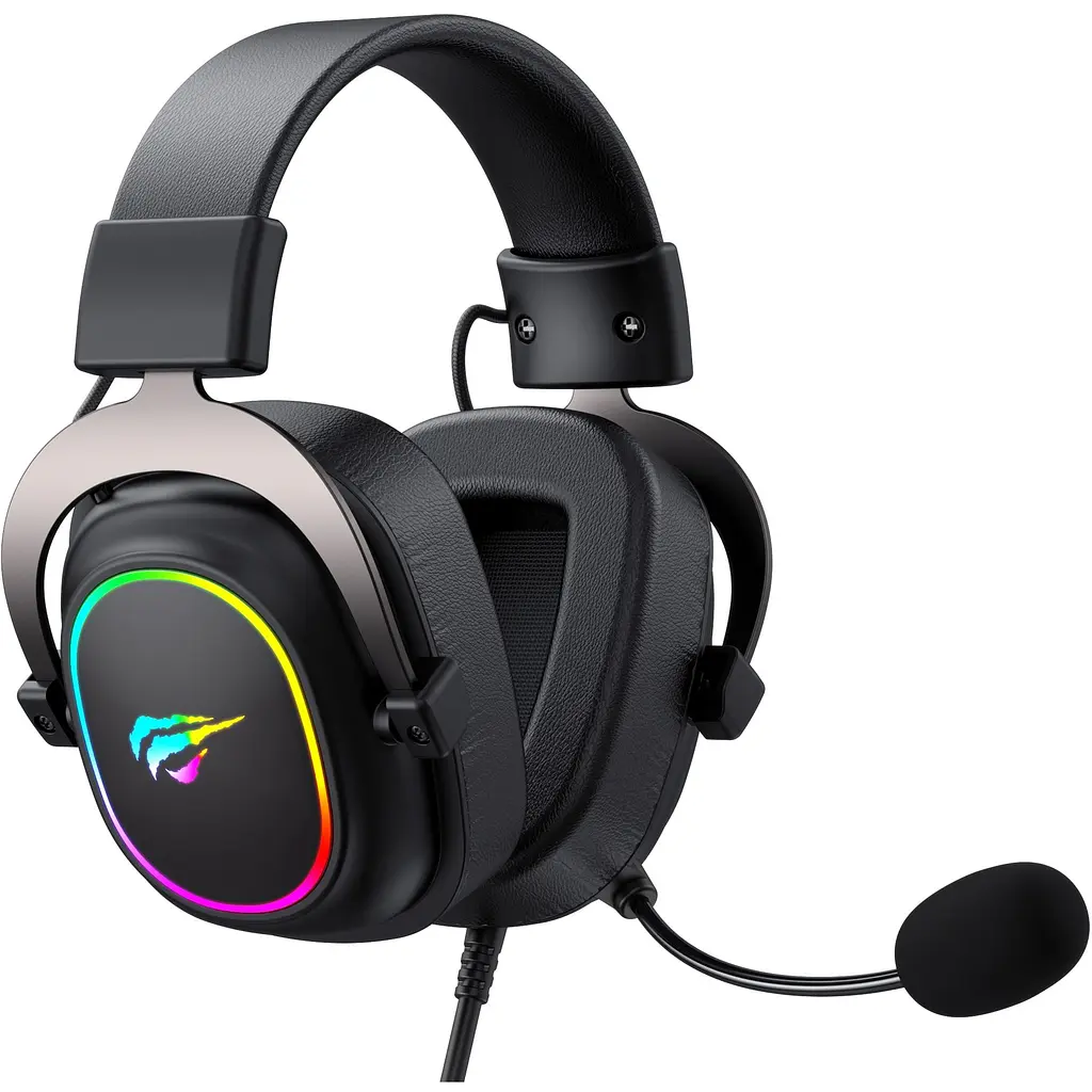 Навушники ігрові Havit H2002P Plug USB 7.1 з мікрофоном чорні (HV-H2002P-BO) - фото 3