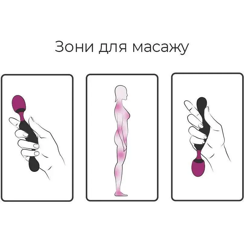 Вібромасажер Adrien Lastic Symphony гнучка головка - фото 5