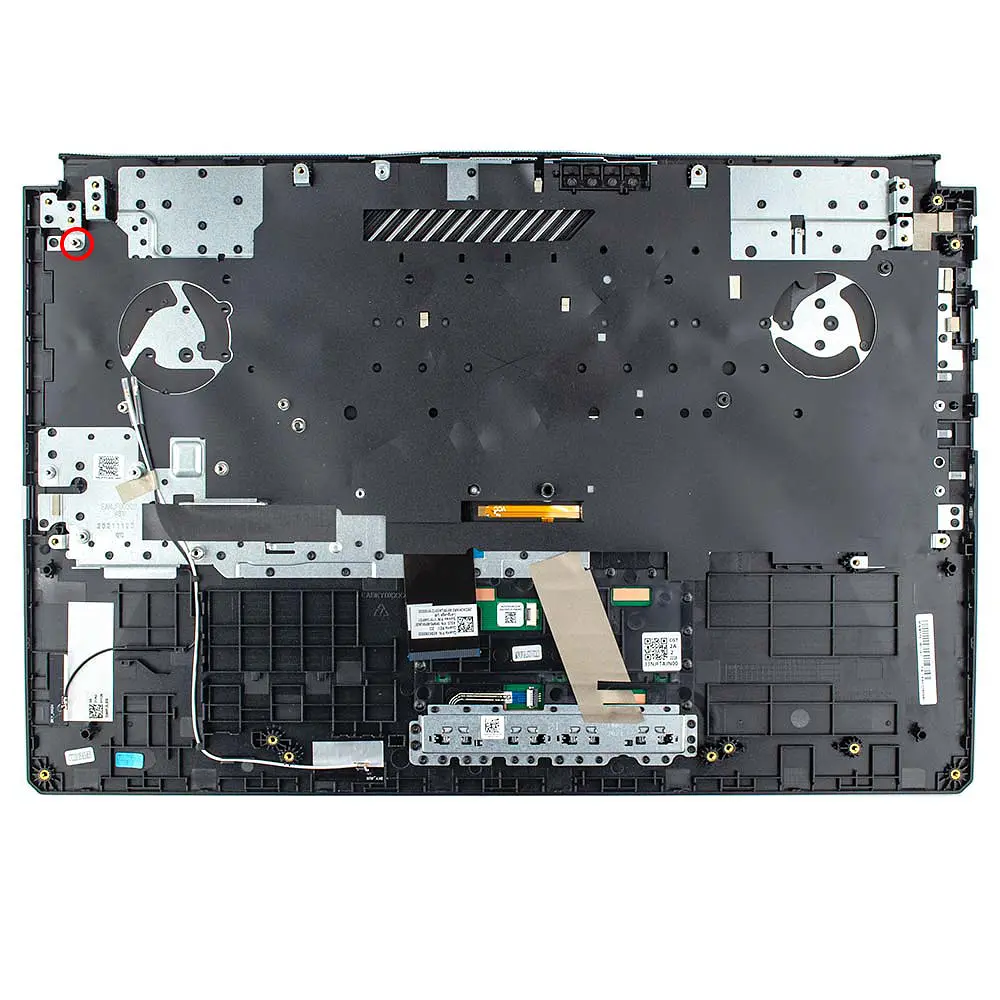 Верхня кришка для Asus FA706I FA706QE FX706H, UA, (Чорний, Topcase+KB, RGB 8pin, 90NR0JH5-R30UA0, Оригінал) - фото 2