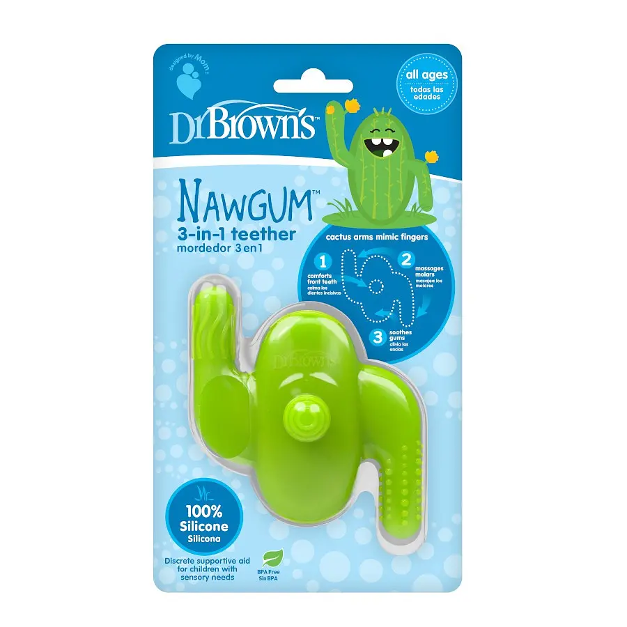 Прорізувач для зубів Dr. Brown's Навгум, зелений (TE500-P2) - фото 4