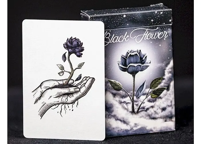 Карты игральные United States Play Card Company Black Flower by Jack Nobile (PC_BFJN) - фото 4