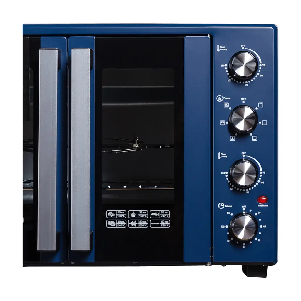 Електропіч Liberton LEO-600 Dark Blue - фото 7