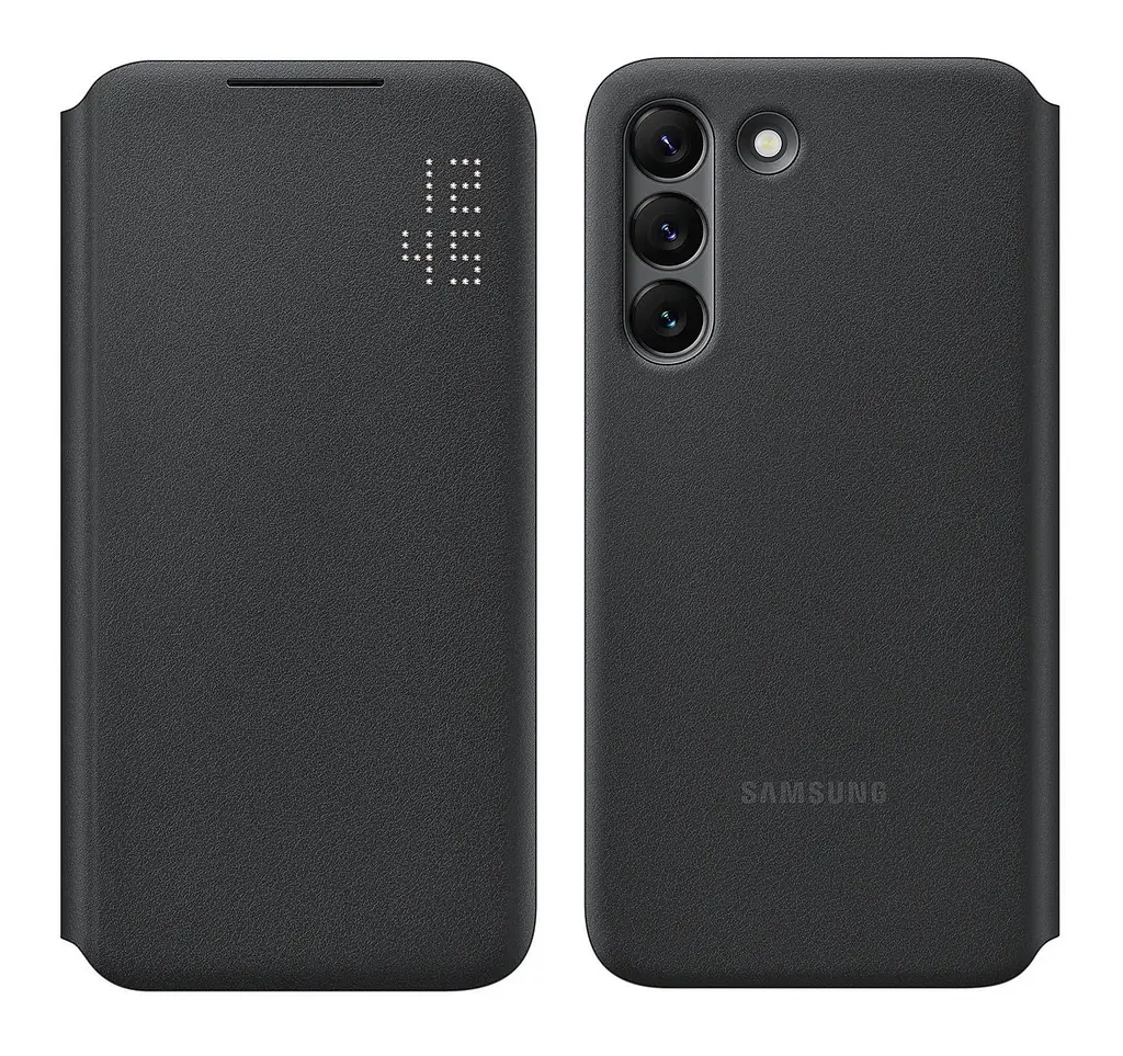 Оригінальний чохол-книжка Smart LED View Cover для Samsung Galaxy S22 Чорний (EF-NS901PBEGRU) - фото 2