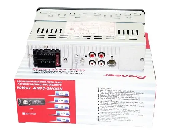 Автомагнитола XPRO 2031 USB MP3 FM 1DIN SD/MMC слот черный (lp-75057_445) - фото 2