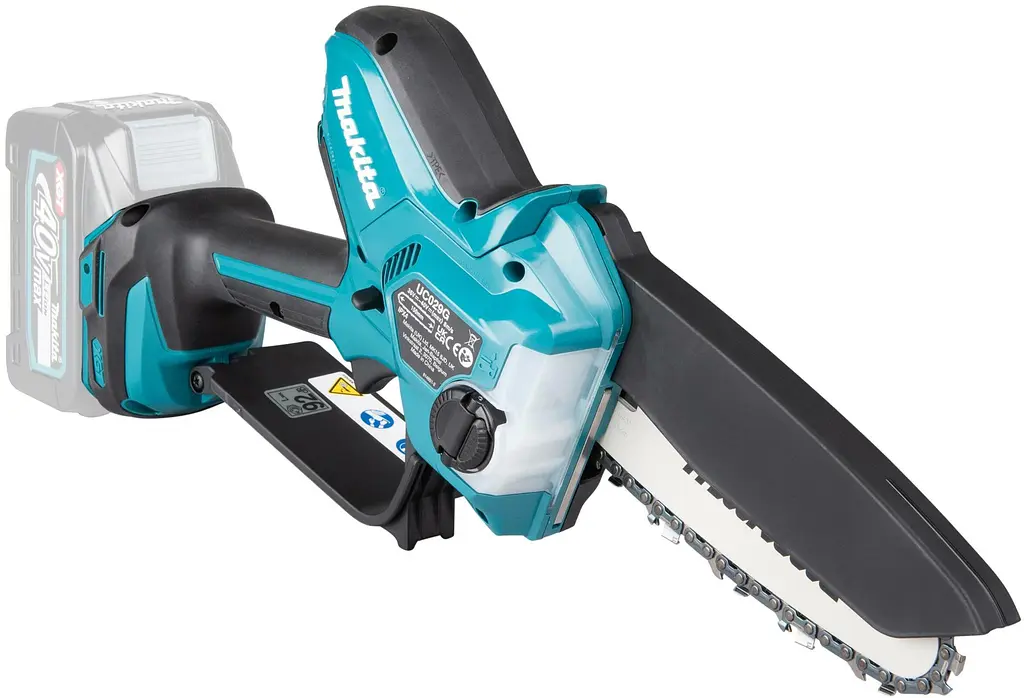 Мініпила ланцюгова акумуляторна Makita UC029G BEO1 (15 см, 8 м/с, 590 Вт, BL, XGT 40 В, комплект) - фото 6