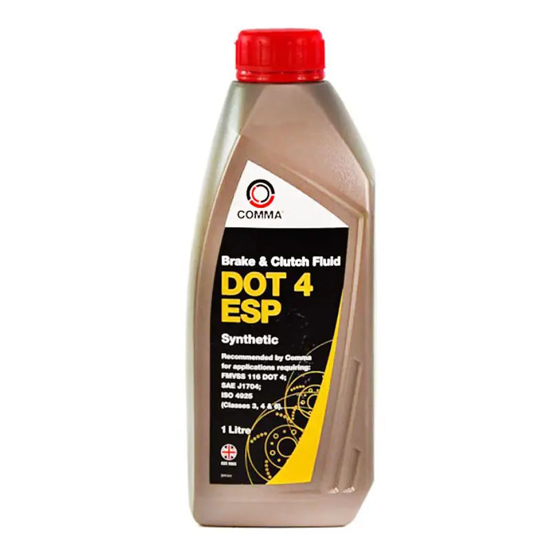 Гальмівна рідина Comma DOT 4 ESP Brake Fluid 1л(BF4ESP1L)
