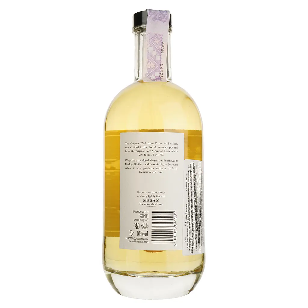 Ром Mezan Guyana 2005, 40%, 0,7 л - фото 3