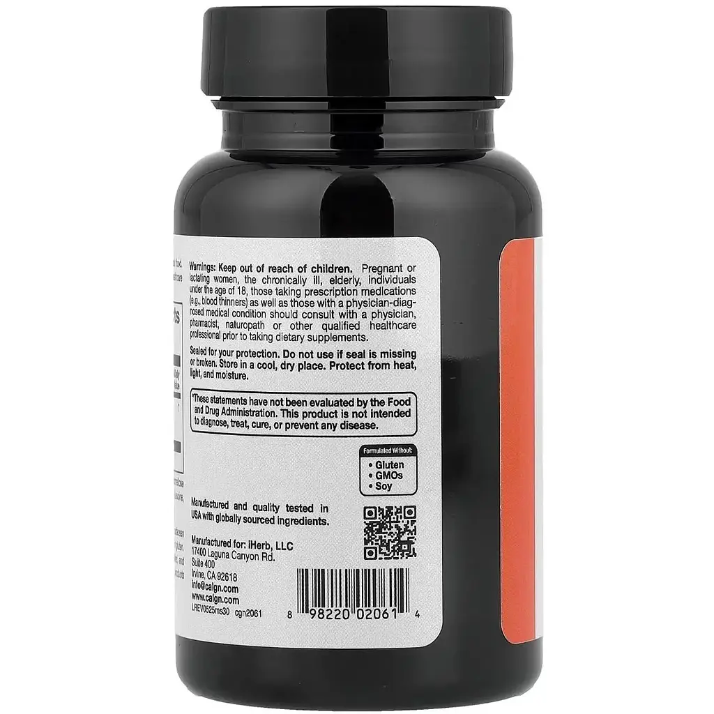 Підтримка під час менопаузи California Gold Nutrition Menopause Support 30 вегетеріанських капсул - фото 3