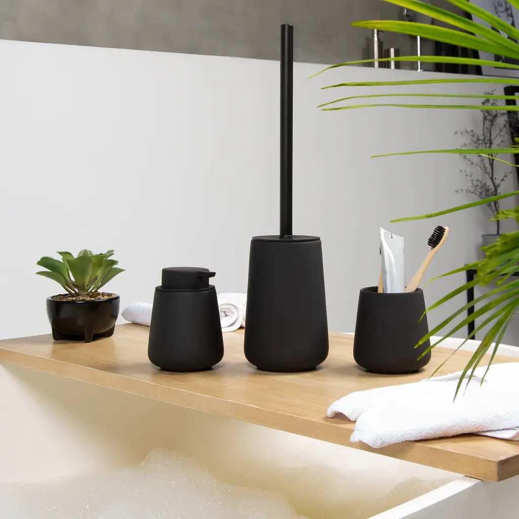 Набор аксессуаров для ванной комнаты My Home MVM-21 черный (MVM-MH-21 BLACK) - фото 6